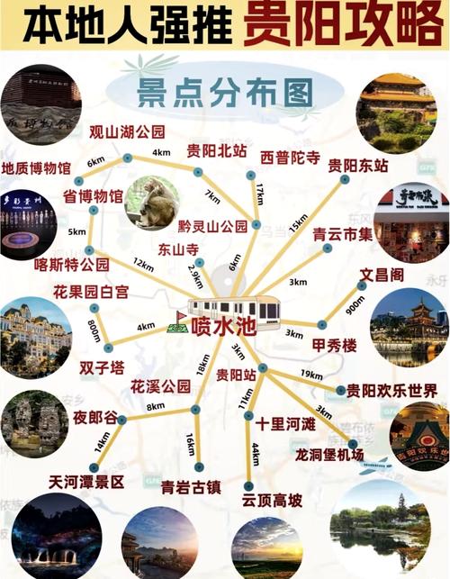 贵阳旅游地图景点分布图