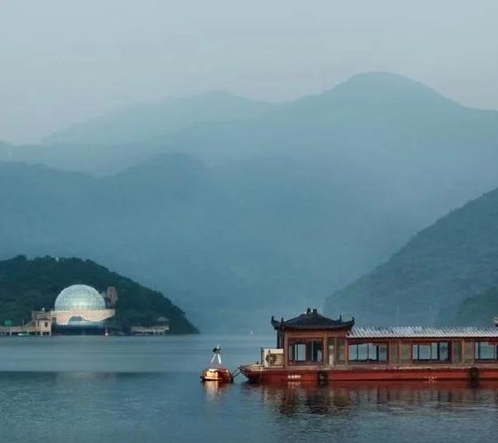 宁波九龙湖养生阁九龙风景区景色
