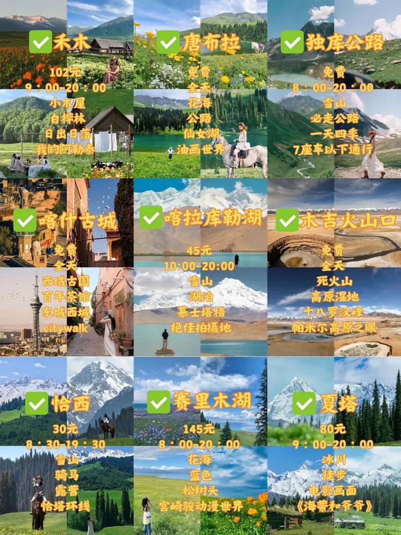 夏天旅游景点排行榜前十名