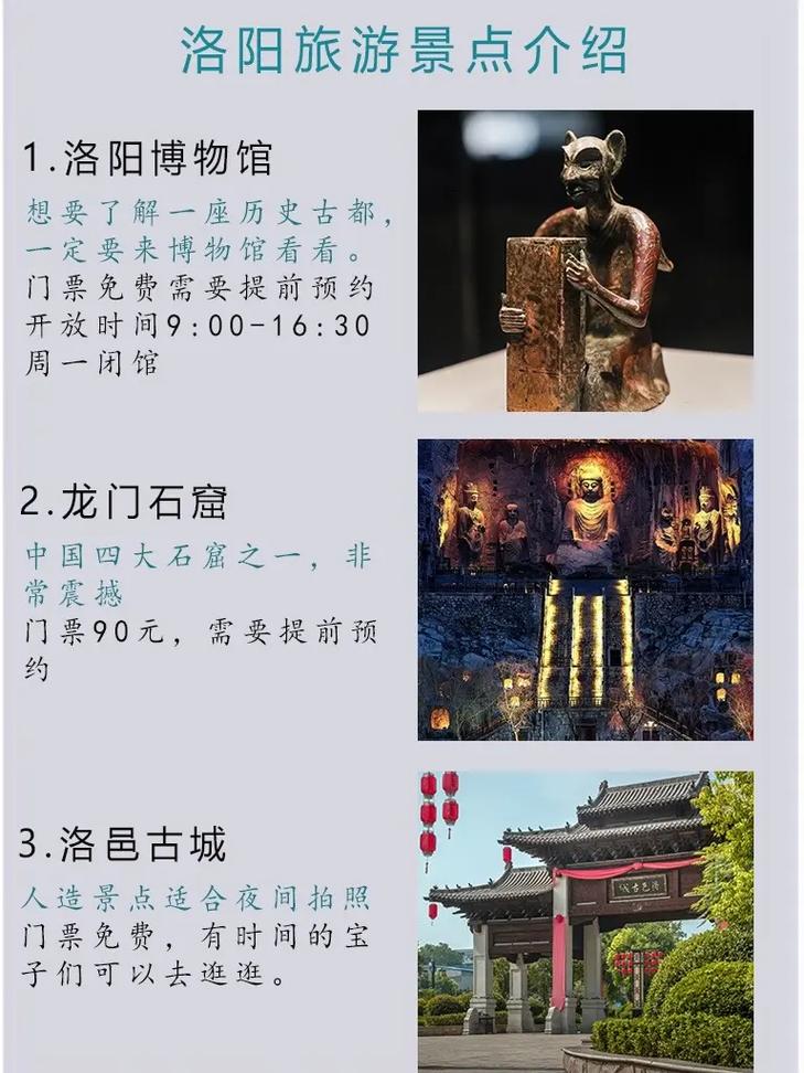 河南洛阳旅游景点排名前十名