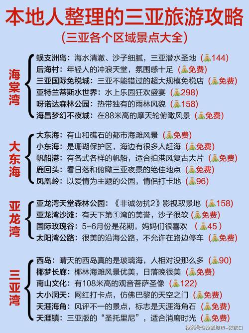 去三亚三日游,有哪些省钱的游玩攻略?