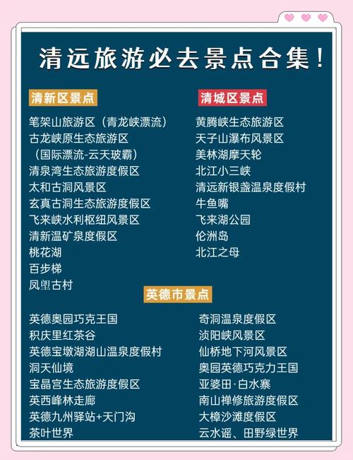 去清远旅游,有哪些比较好的旅游攻略?