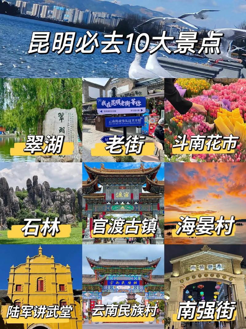 昆明市必去4个景点