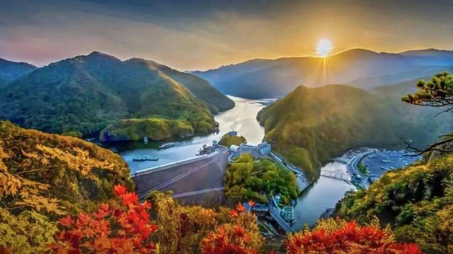 关门山水库风景区的主要景区