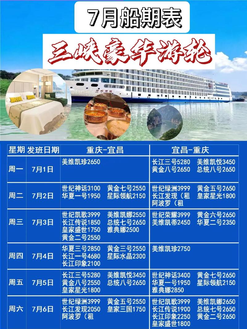 三峡旅游船票费用，三峡景区游船多钱一张票