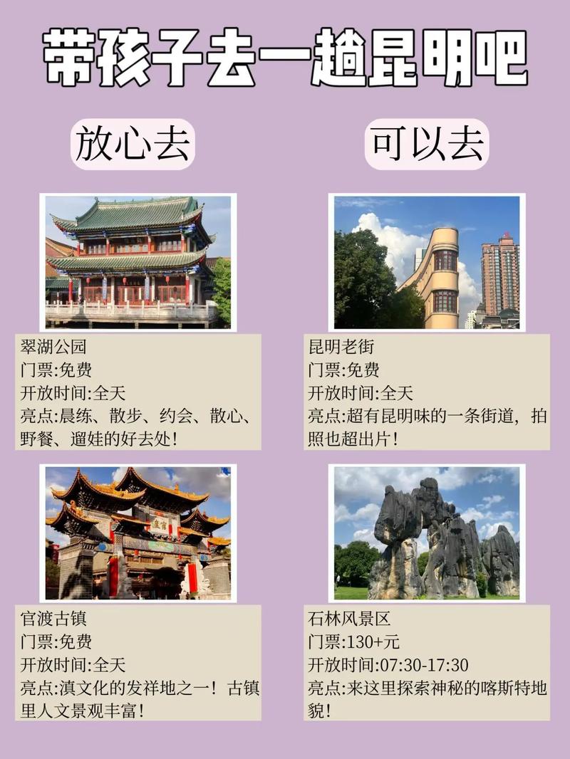 求昆明市区内一日游安排!费用大概多少