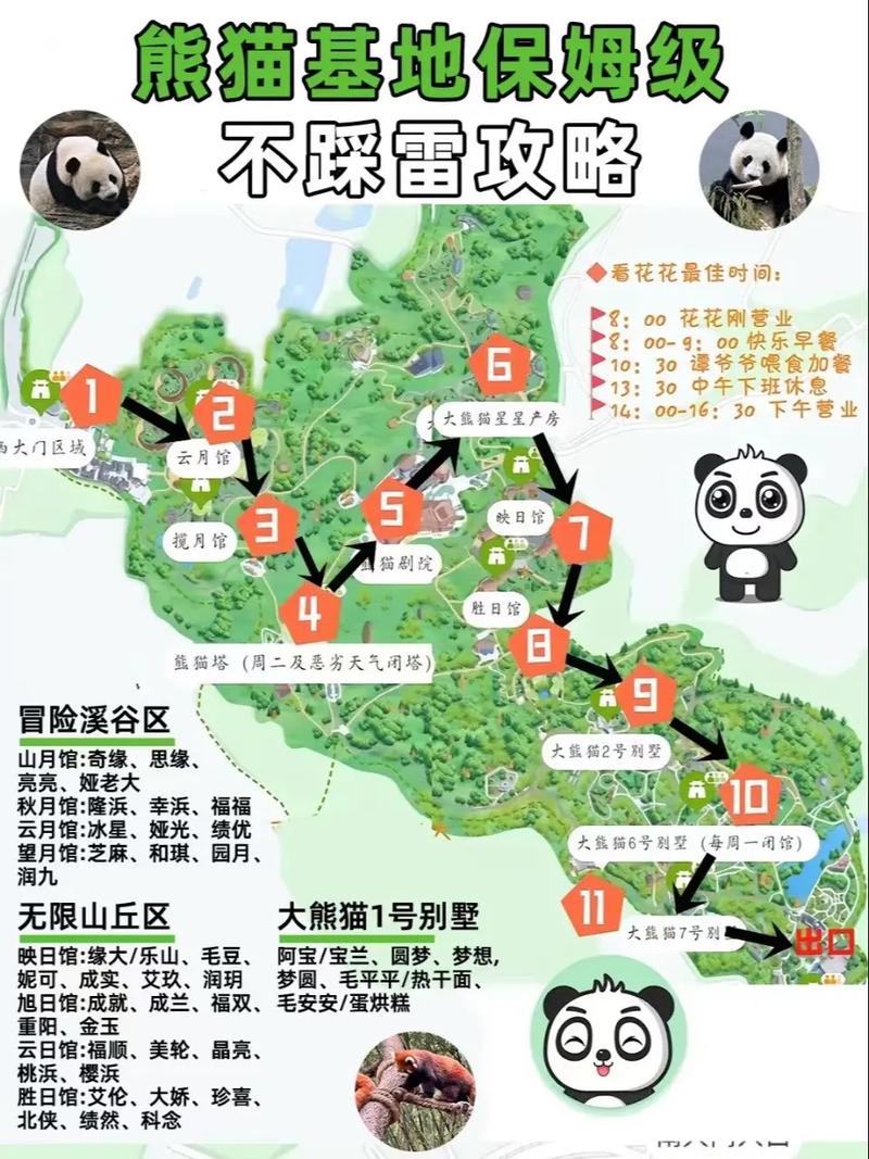 成都大熊猫繁育研究基地从哪个门进比较好?