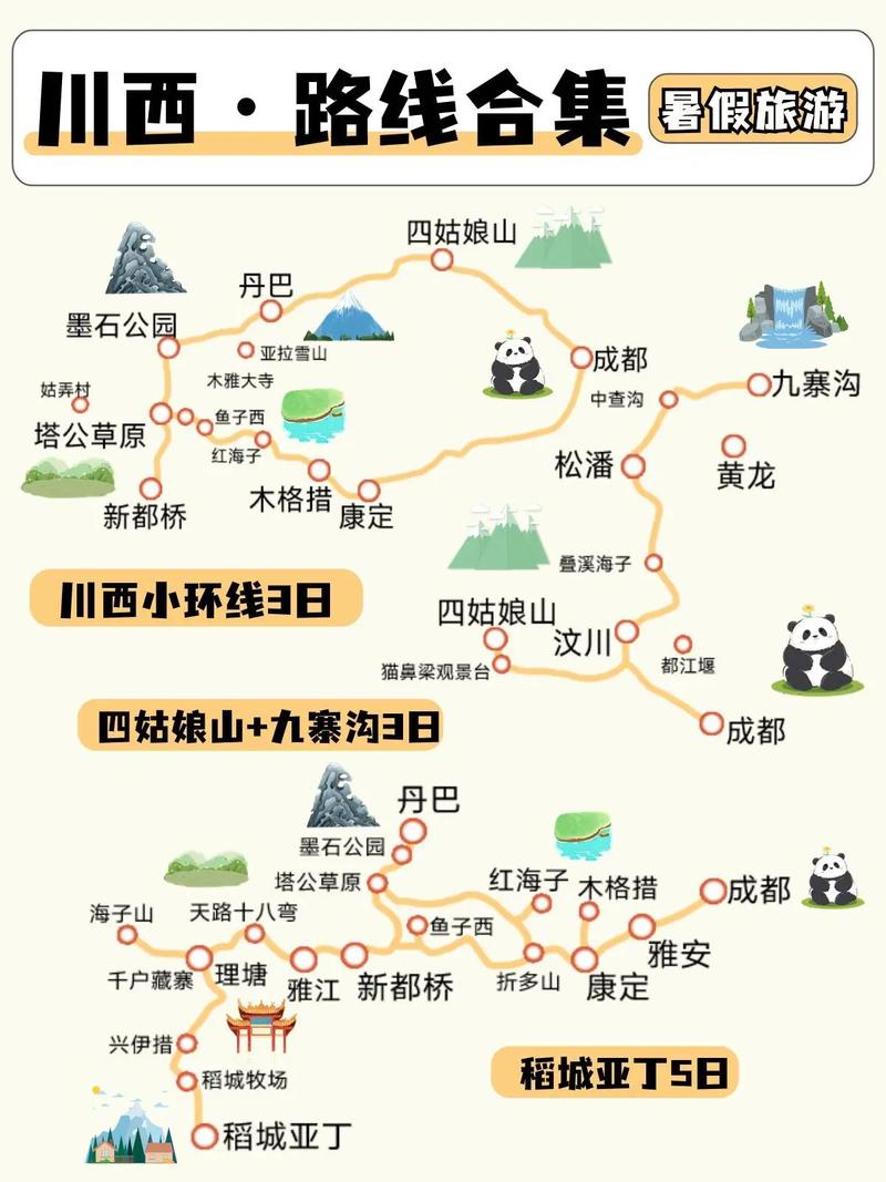 四姑娘山的自驾游路线