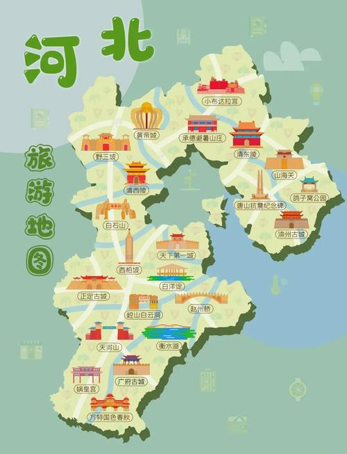 河北旅游地图